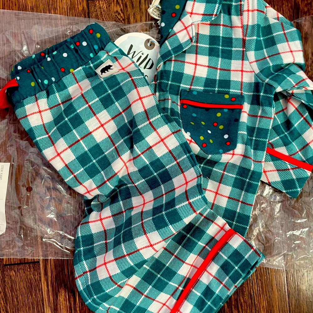 Wildflowers boys 12M pajama set. NWT